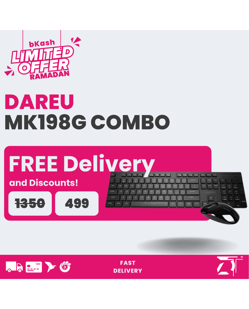 Dareu MK198G 2.4G Wireless Office Keyboard and Mouse Combo_img_0