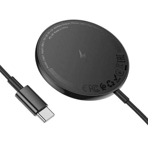 Hoco CW61 15w Magnetic Wireless Charger With Digital Display_img_3