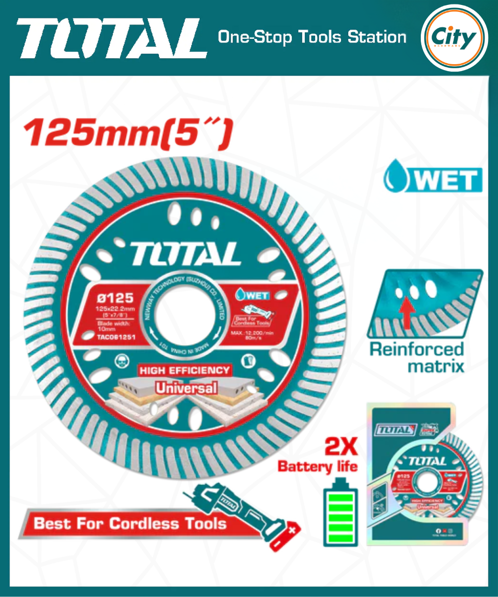 ৫ ইঞ্চি অতি পাতলা ডায়মন্ড ডিস্ক TOTAL TAC061251_img_0