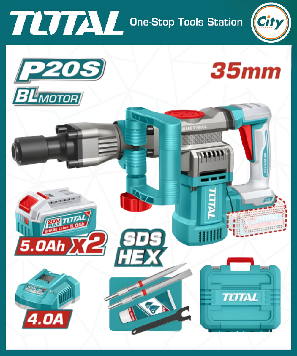 ২০ ভোল্ট কর্ডলেস ডেমোলিশন ব্রেকার TOTAL TDBLI203582_img_0