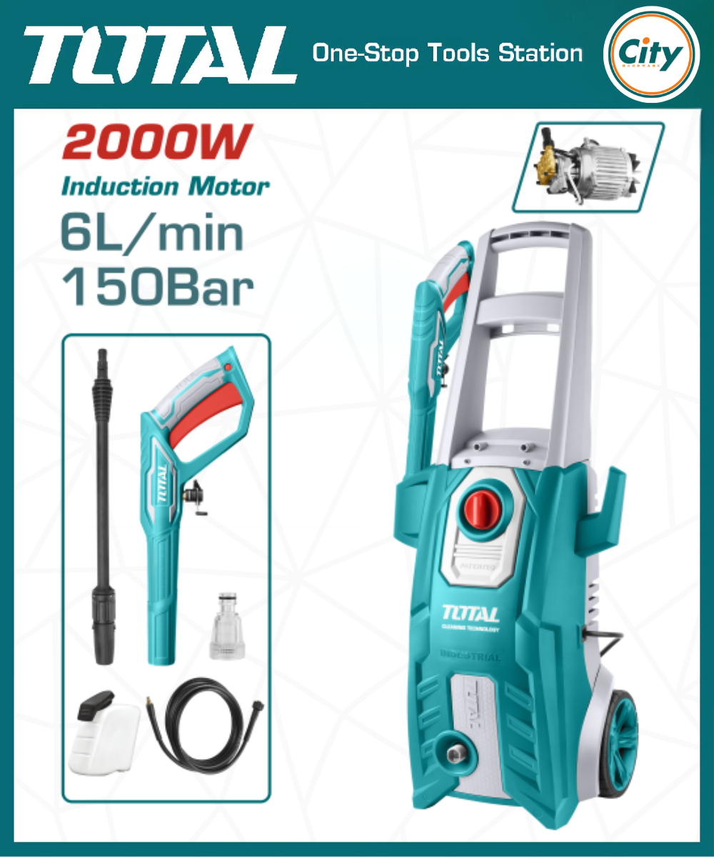 ২০০০ ওয়াট হাই প্রেসার ওয়াশার কপার ওয়্যার ইনডাকশন মোটর TOTAL TGT11226