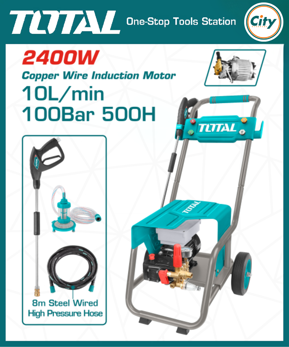 ২৪০০ ওয়াট হাই প্রেসার ওয়াশার ফর কমার্শিয়াল ইউজ TOTAL TGT11176_img_0