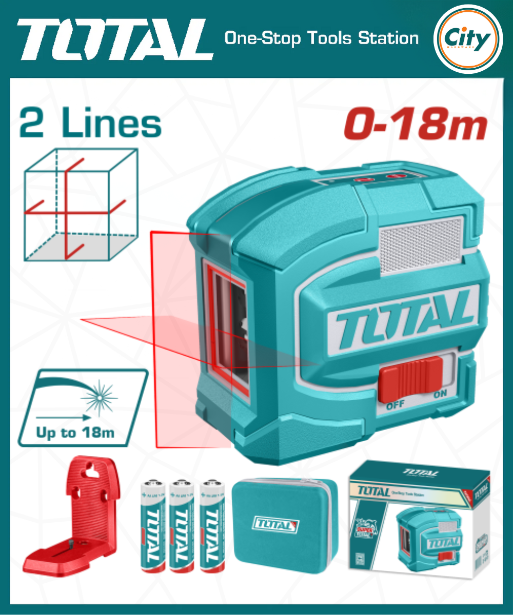 ২ লাইন রেড বীম সেলফ লেভেলিং লেজার লেভেল TOTAL TLL156503_img_0