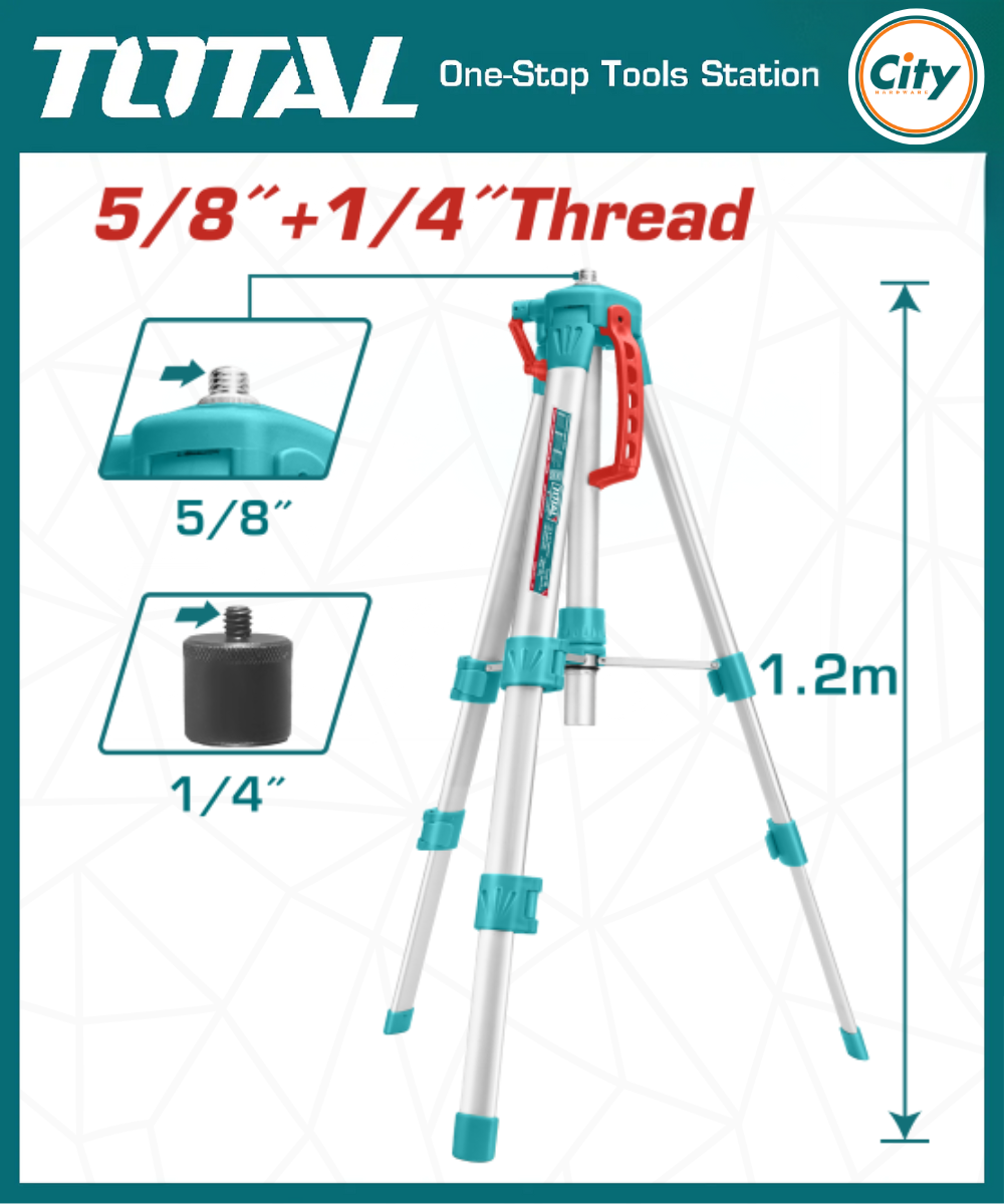 ট্রাইপড ফর লেজার লেভেলস TOTAL TLLT01152_img_0