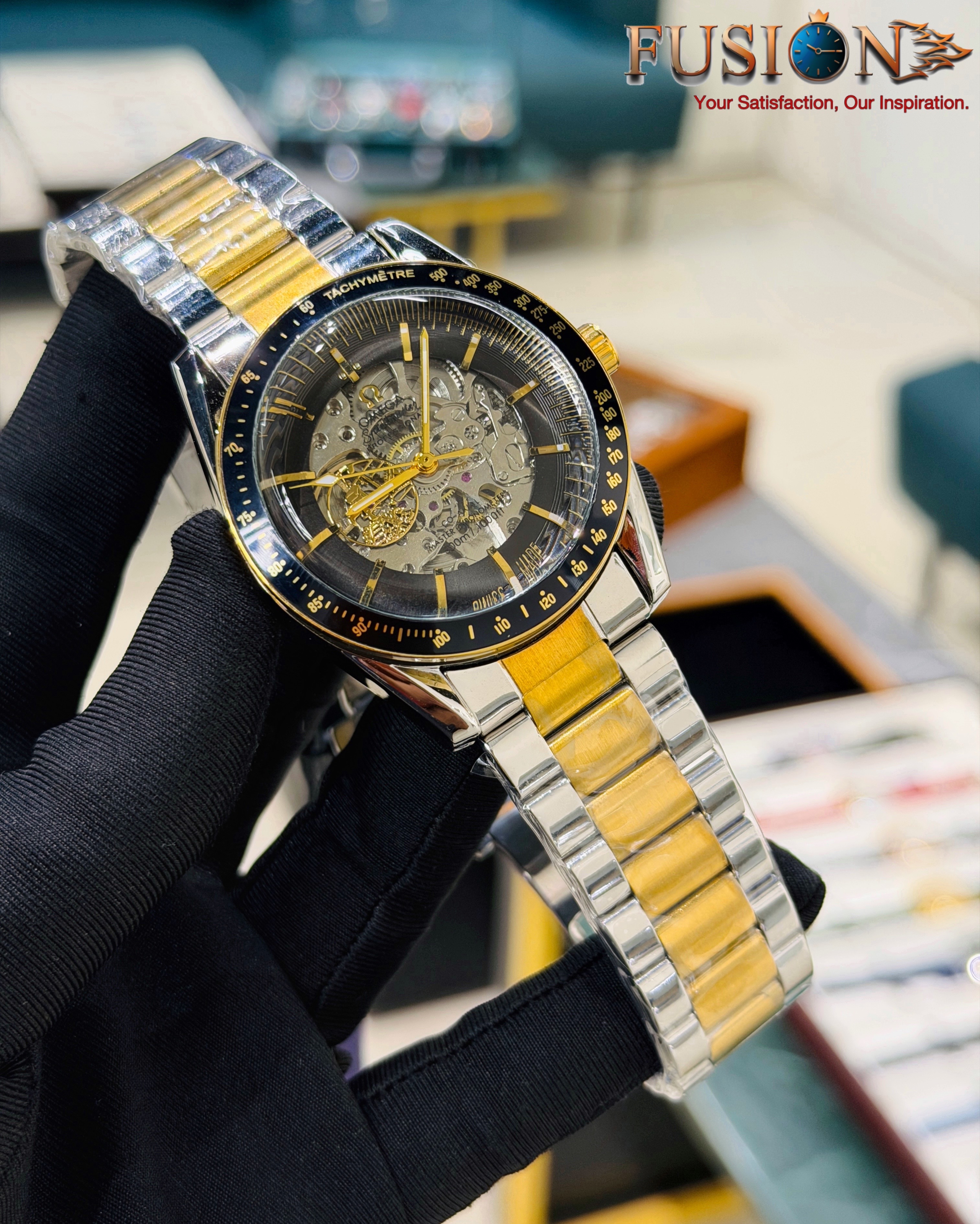 OMEGA Automatic Skeleton Watch