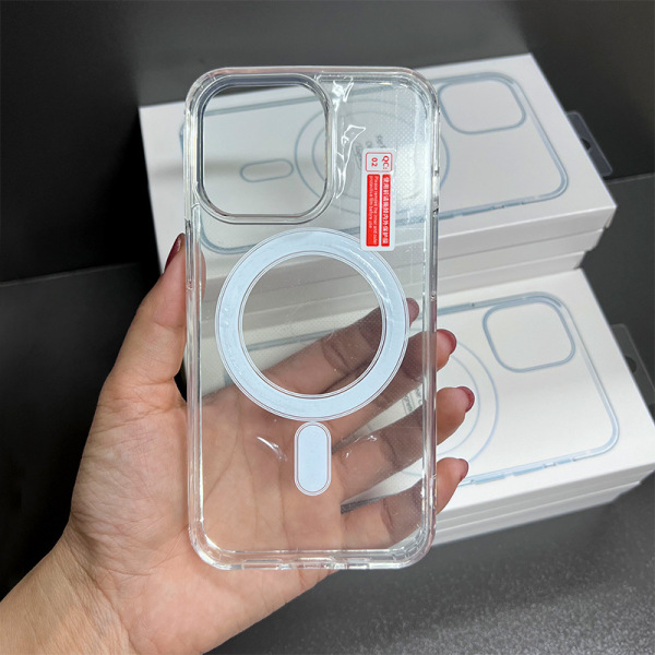 Magnetic MagSafe Clear Hard Case Compatible with iPhone 17 / 17 Pro / 17 Pro Max / 17 Air – Acrylic Protection Cover_img_1