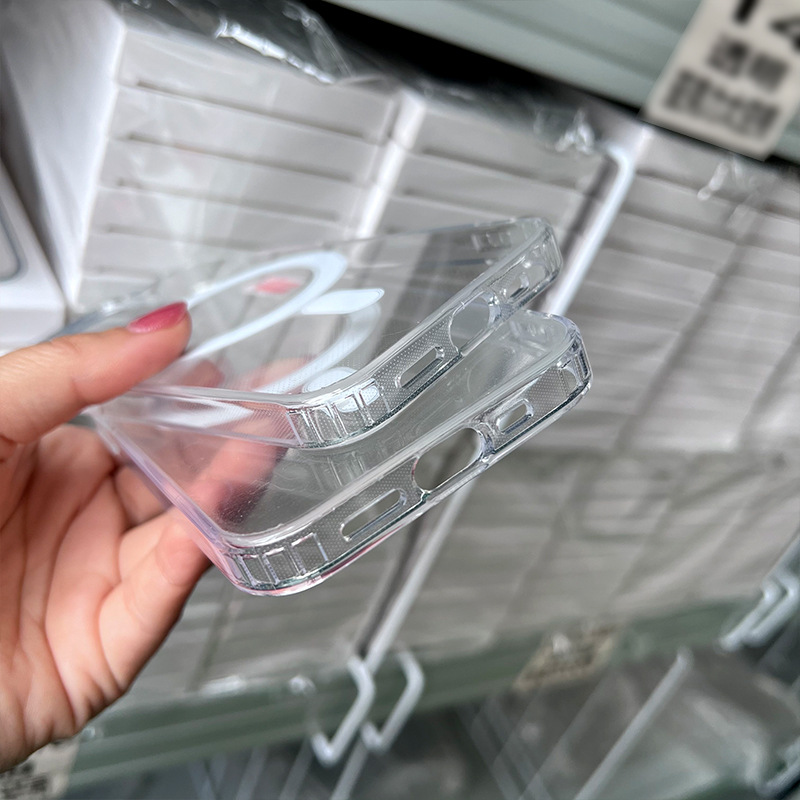 Magnetic MagSafe Clear Hard Case Compatible with iPhone 17 / 17 Pro / 17 Pro Max / 17 Air – Acrylic Protection Cover_img_2