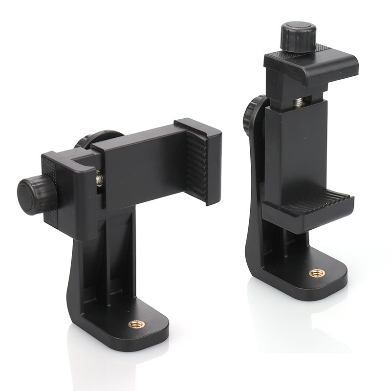 360° Rotating Mobile Phone Holder Clip | Horizontal & Vertical Tripod Mount | Universal Smartphone Stand_img_1