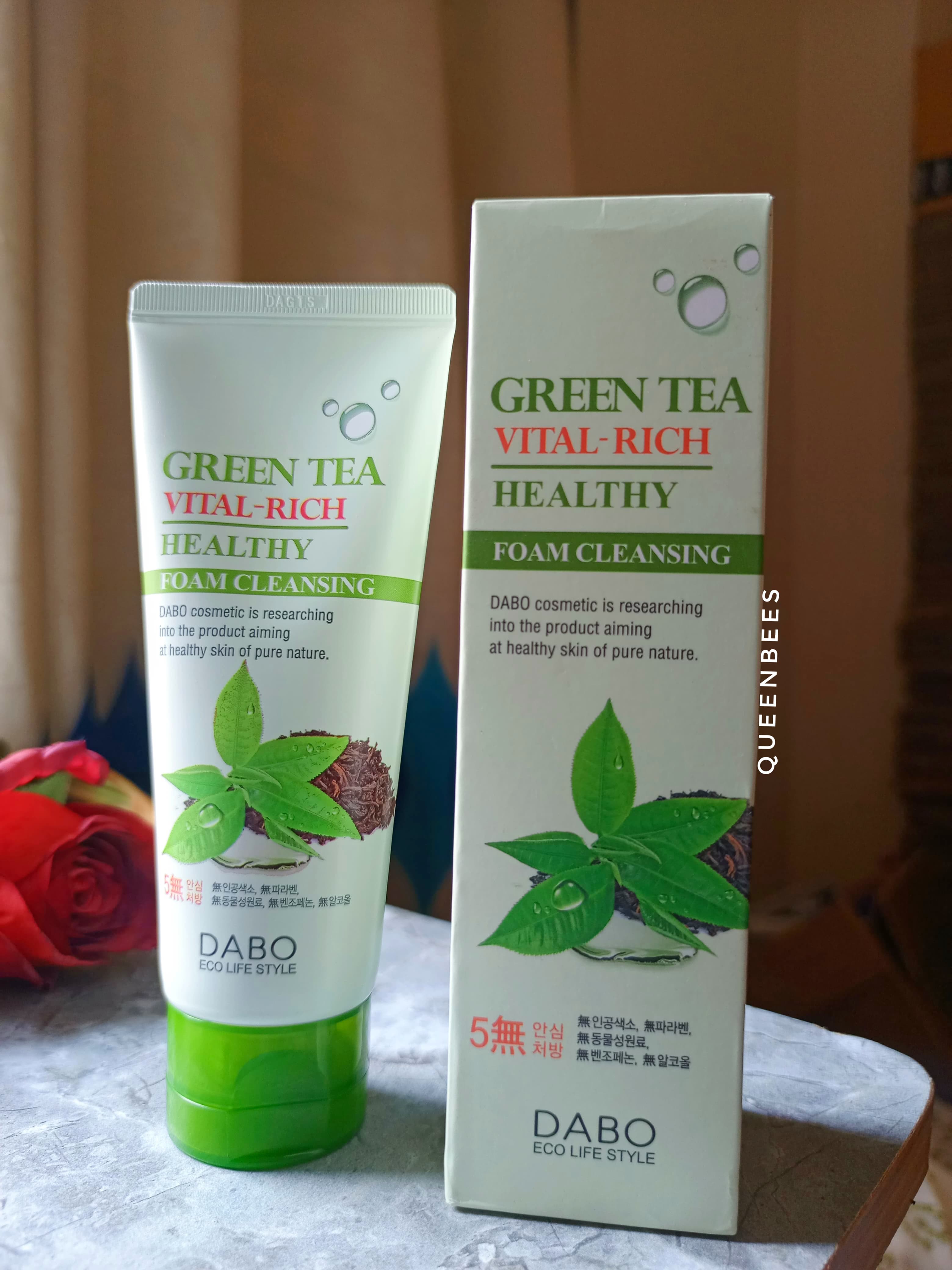 Dabo Green Tea Foam Cleanser 100 ml