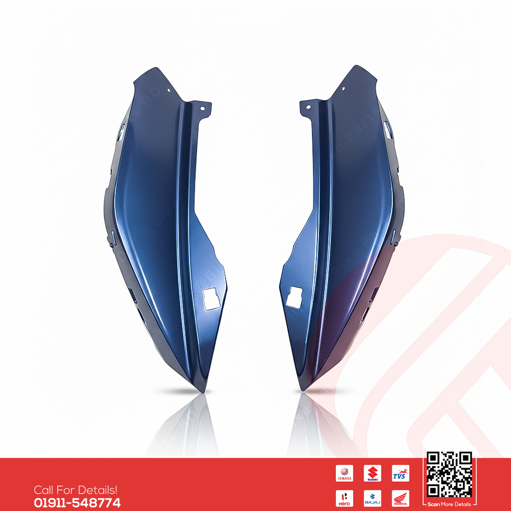 7/8 Part for Yamaha Fazer V2 (Matte Blue) bike.