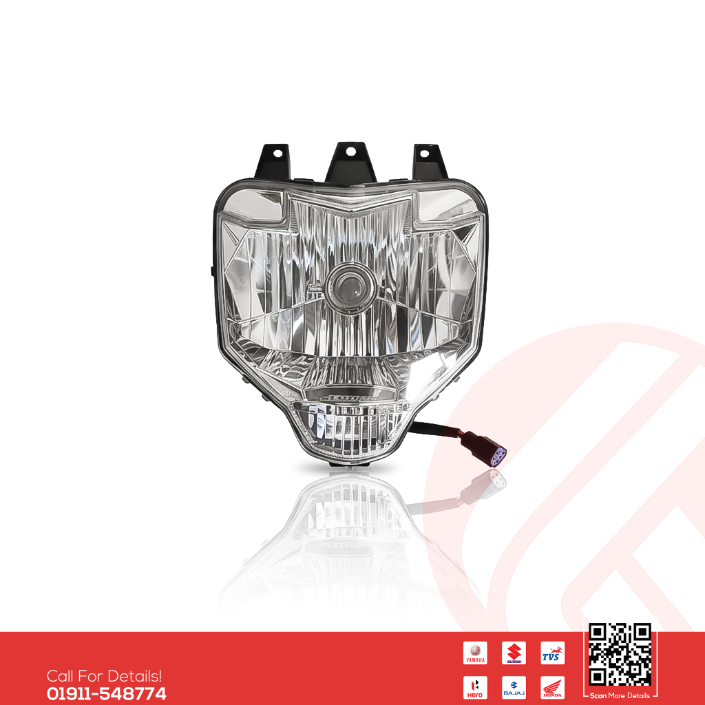 Headlight Assy for Yamaha FZS V2 bike._img_0