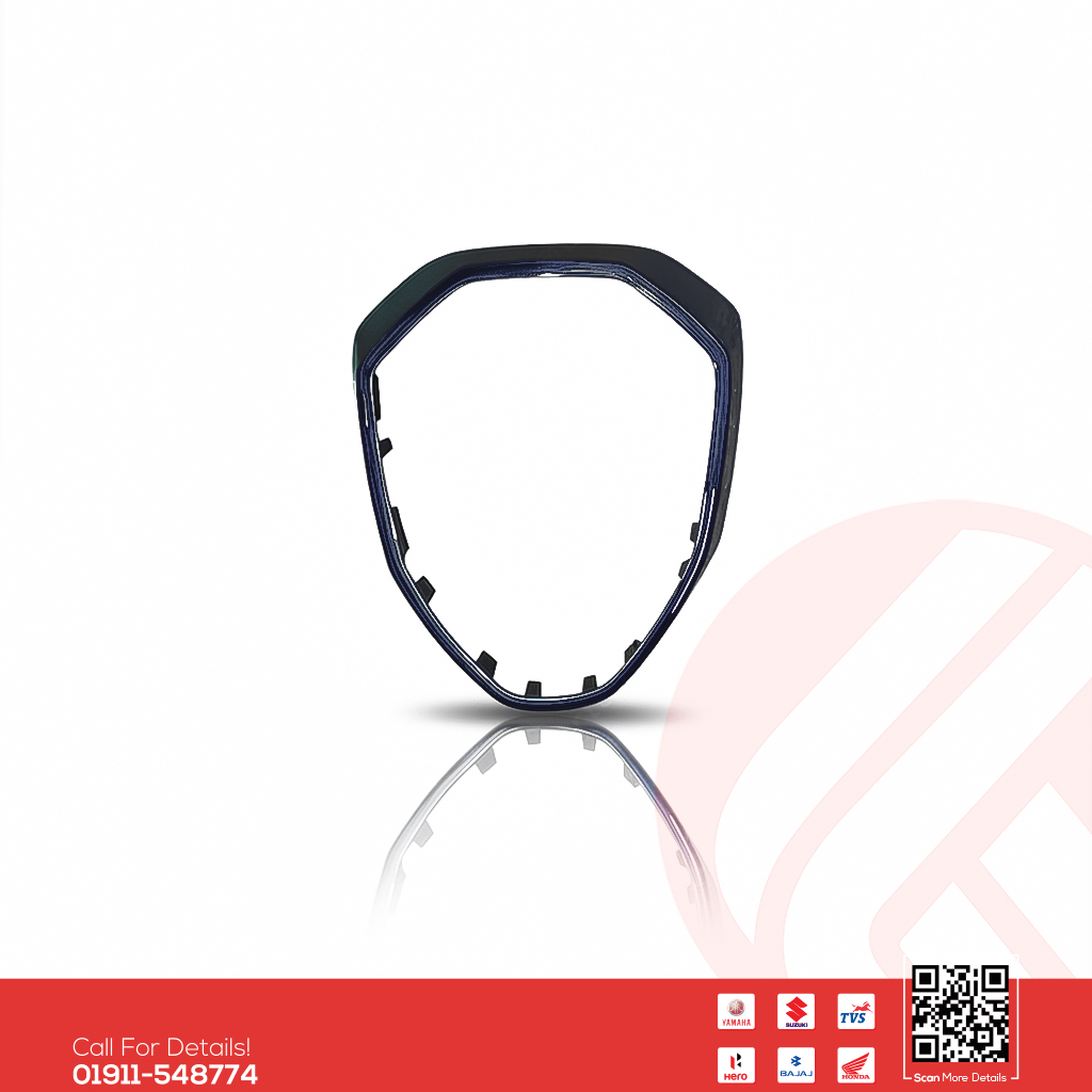 Headlight Housing Cover (Black) for Suzuki Gixxer (New Model) bike._img_0