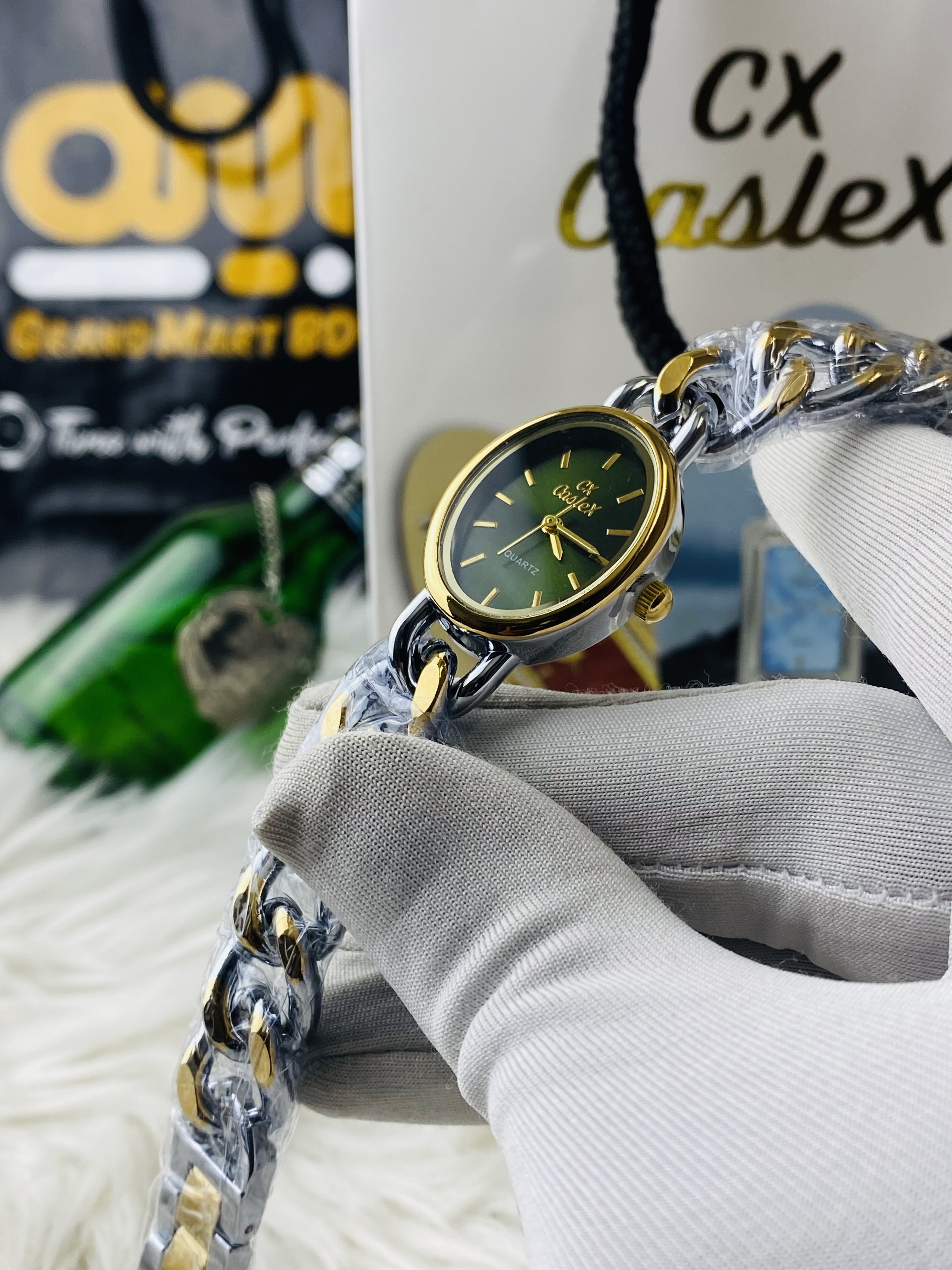 Caslex BF021 Model || Green Dial