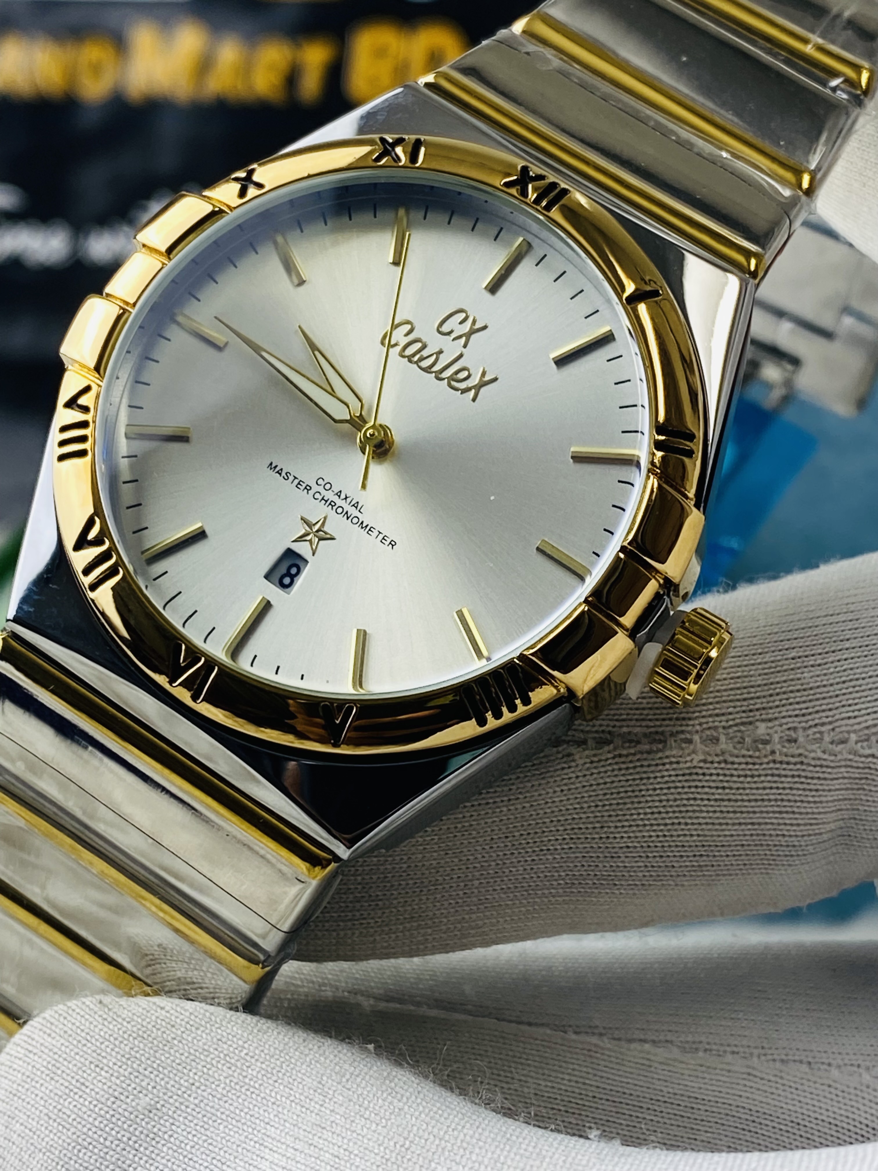 Caslex  Men Two Tone || With butterfly lock_img_1