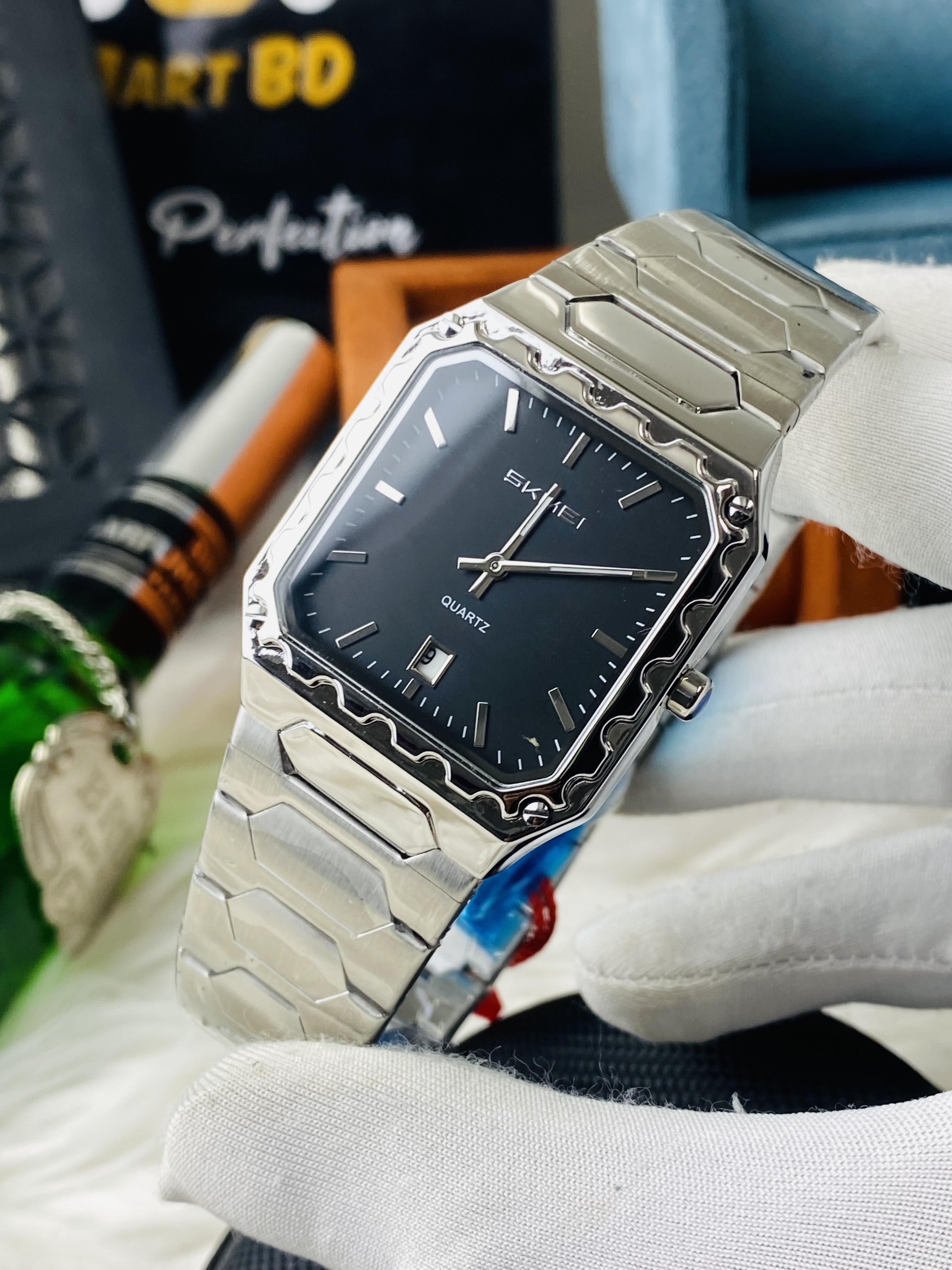 Skmei 9383 || Black Squre Dial_img_1