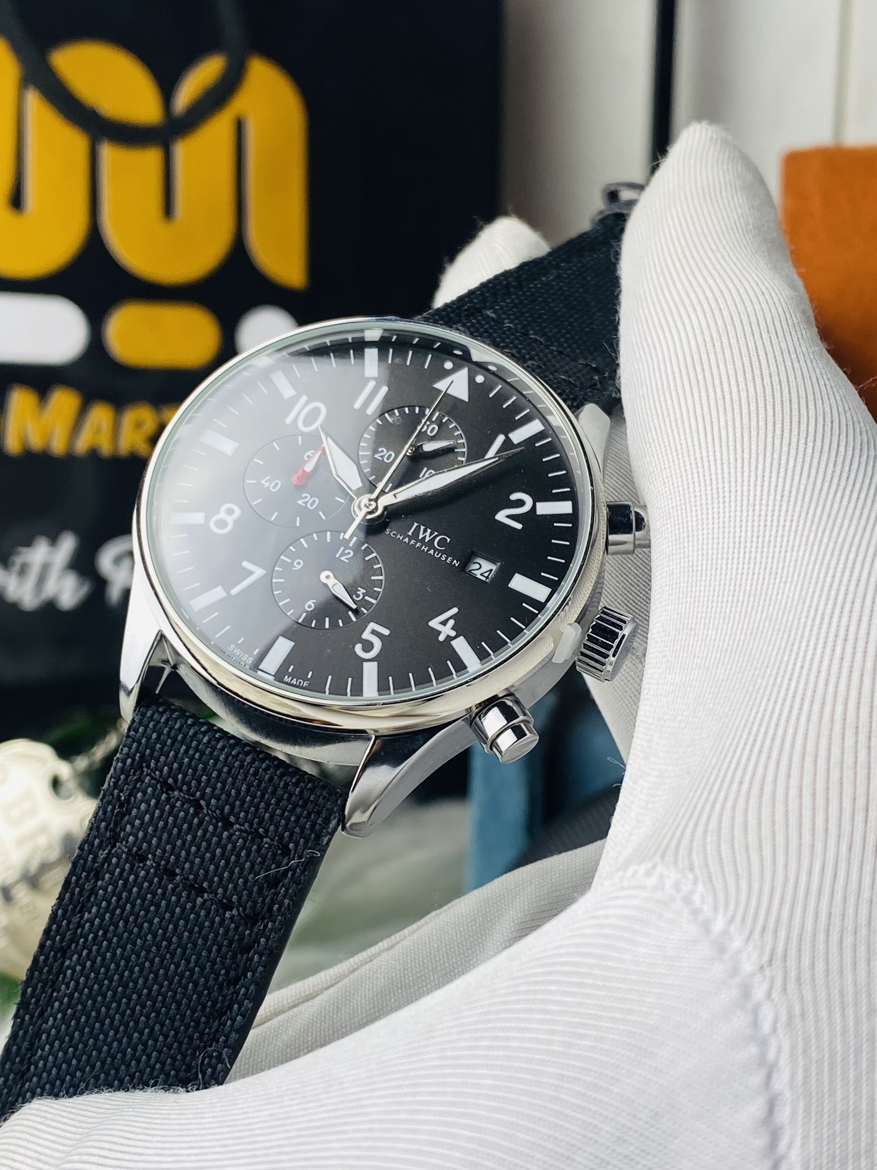 IWC || Full black Side silver Active Chronograph_img_2