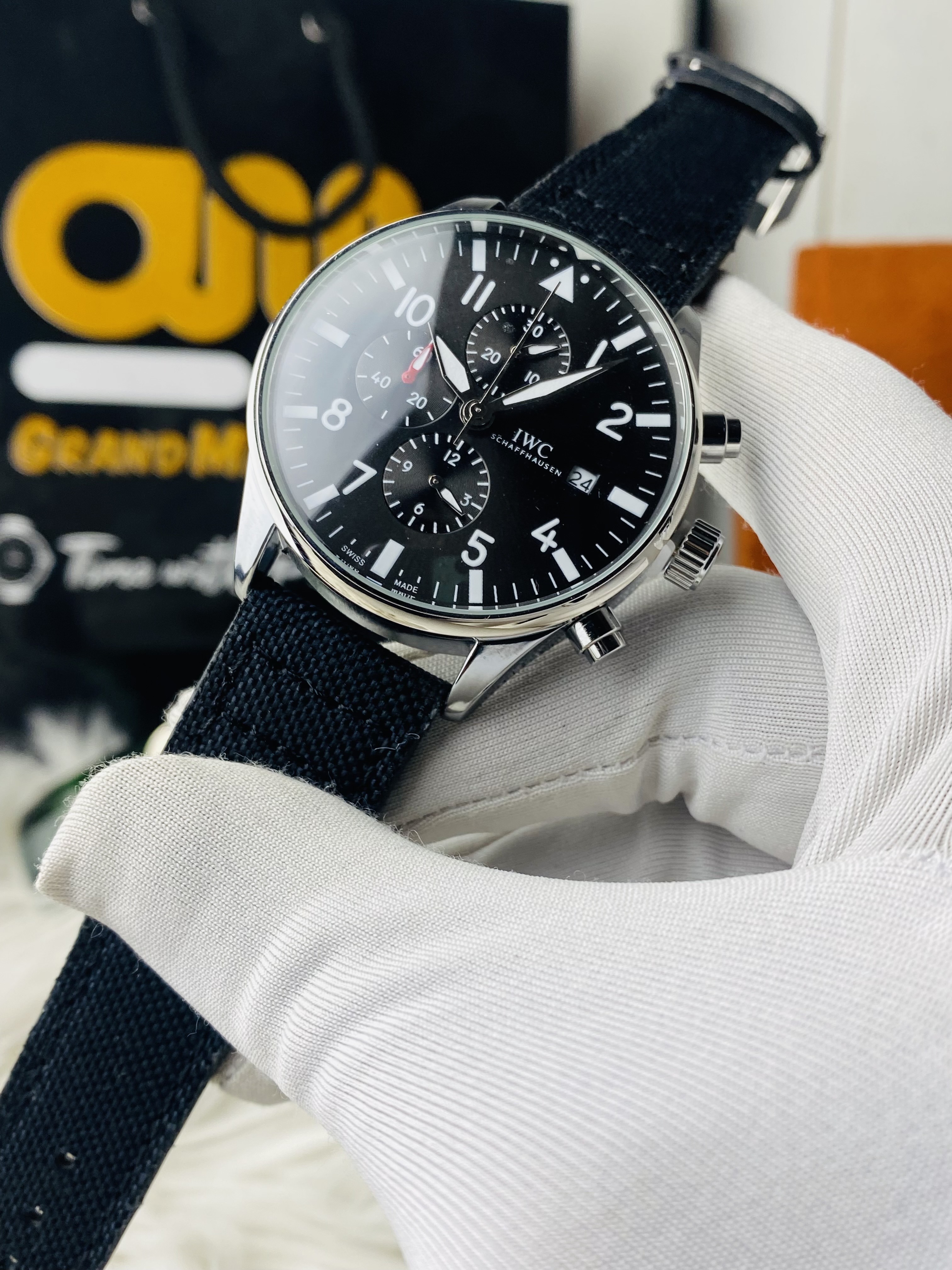 IWC || Full black Side silver Active Chronograph_img_1