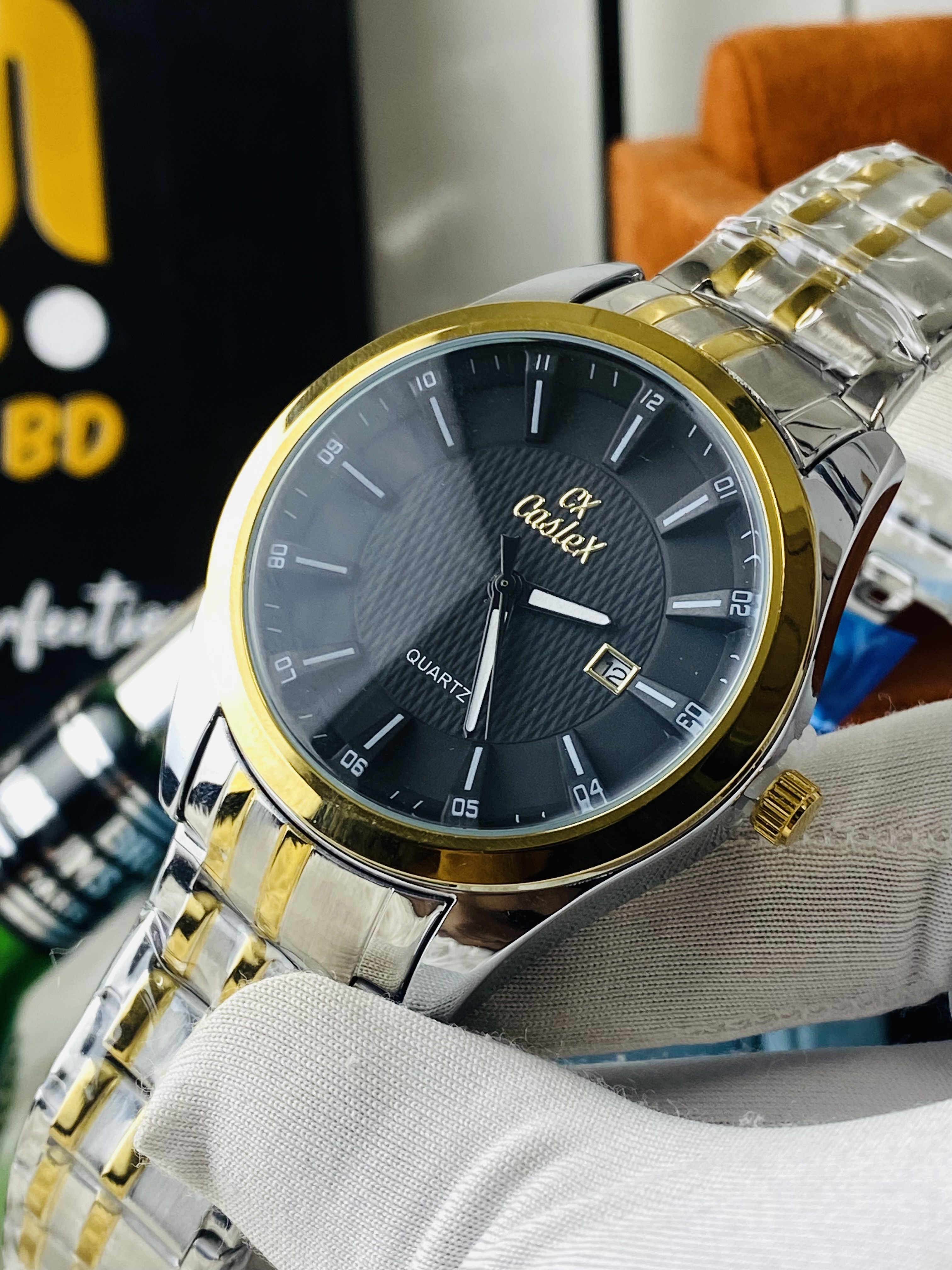 Caslex Black Dial | With butterfly lock_img_1