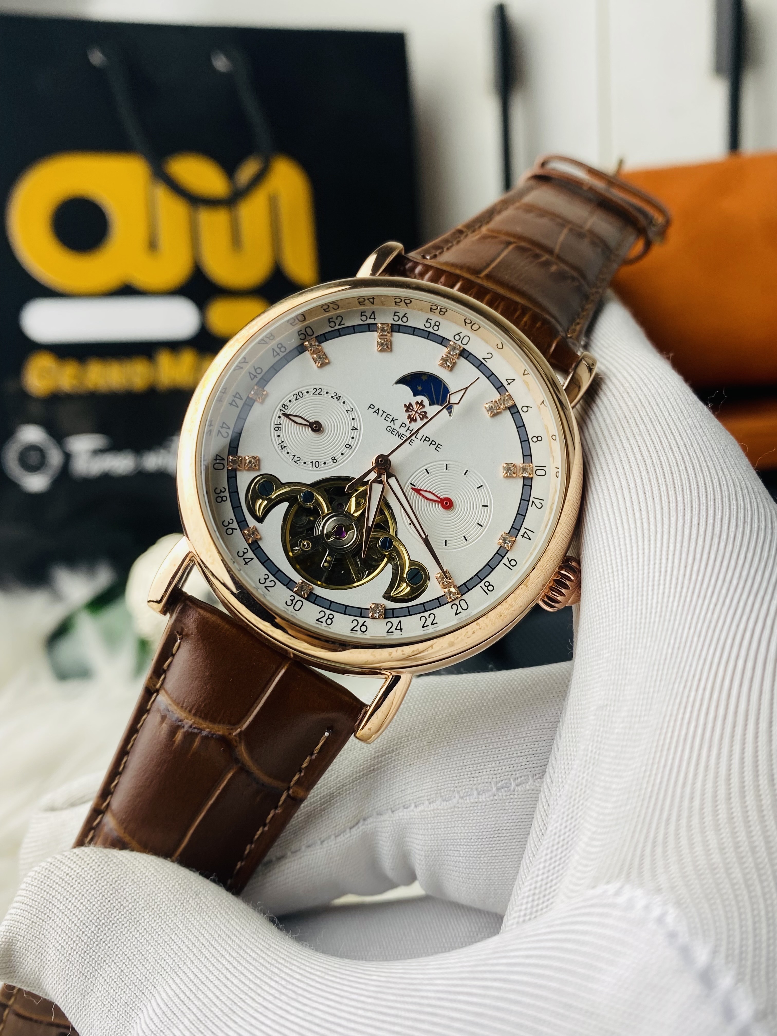 Patek Philippe Nautilus Tourbillon Moonphase Automatic Watch