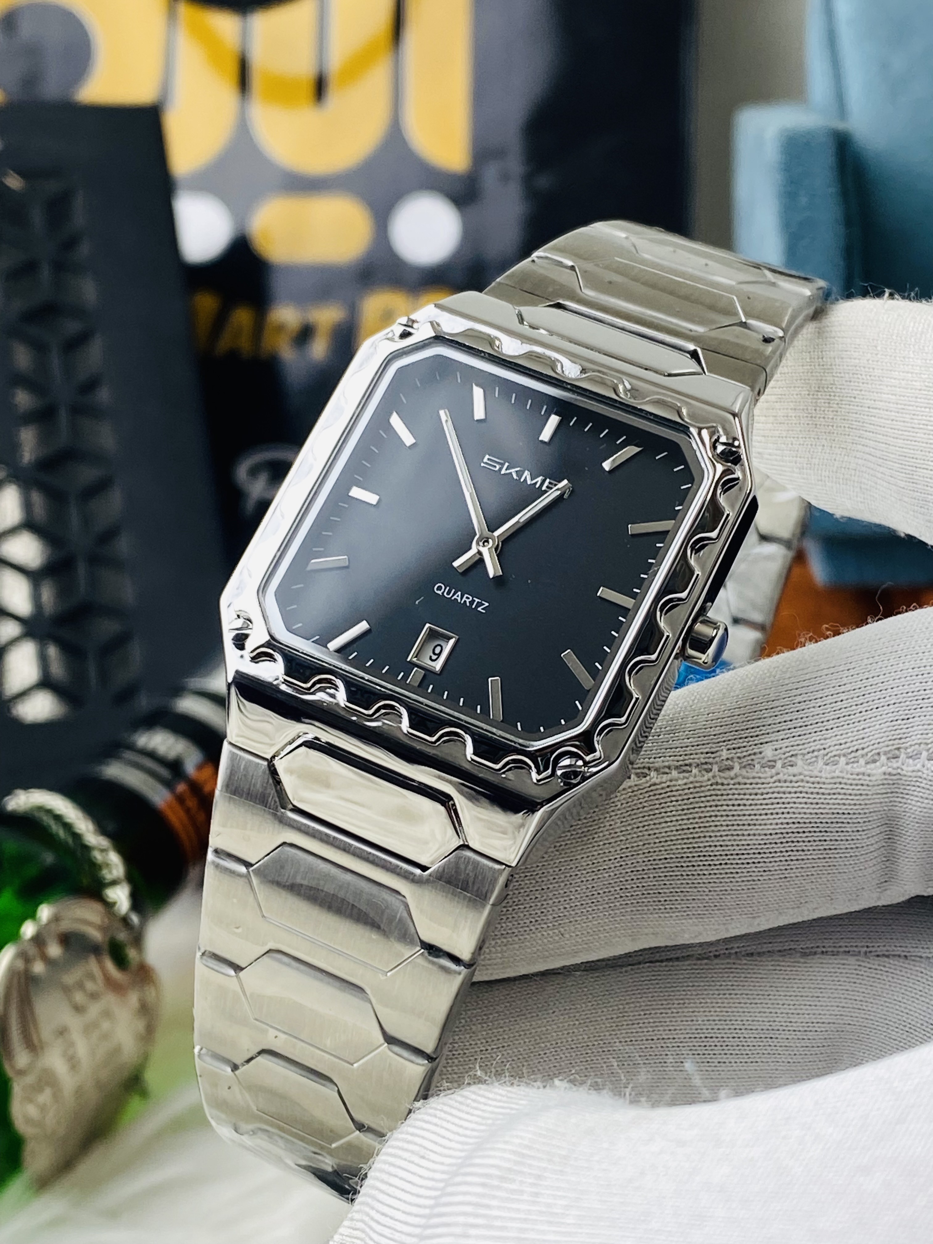 Skmei 9383 || Black Squre Dial