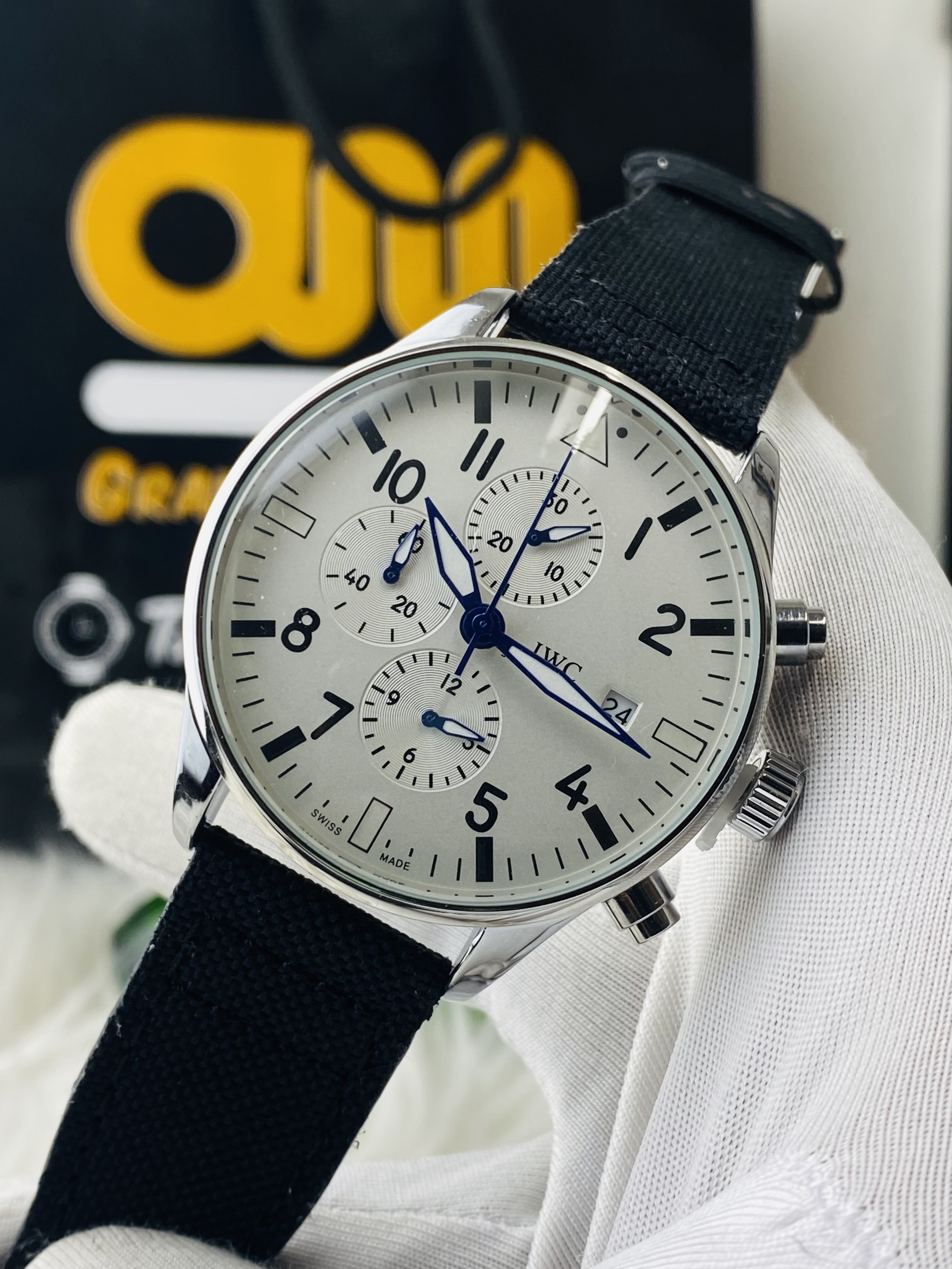 IWC || Active Chronograph White Dial_img_1