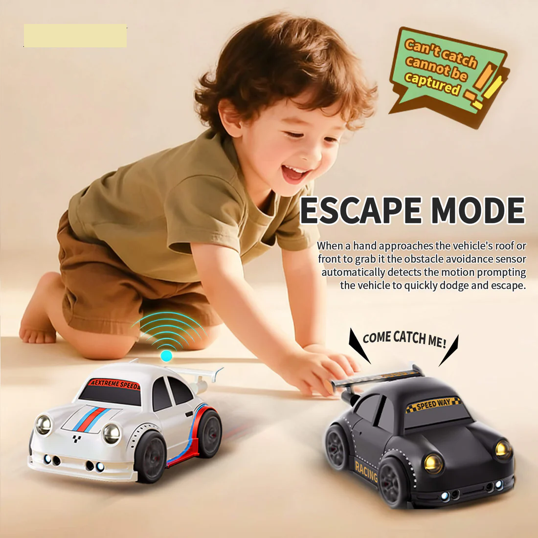 🚗 Smart RC Car – Follow Mode, Escape Mode & Remote Control!_img_6