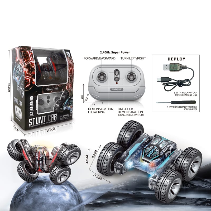 360° Double Flip RC Stunt Car – High Speed Rechargeable Monster!_img_4