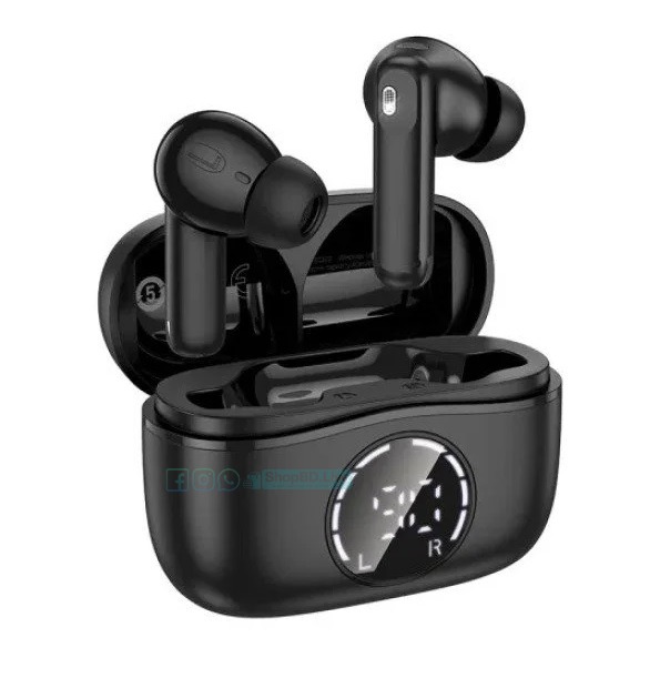 Hoco EQ22 Singer ANC+ENC True Wireless Earbuds | Bluetooth 5.4 | 13 mm Drivers | 7 H Playback (6 H ANC) | LED Display Case | Touch Controls | IPX5 Sweat‑Resistant | Type‑C Charging_img_1
