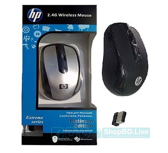 HP 2.4G Wireless Mouse Optical for PC Computer Laptop Platinum Edition_img_1