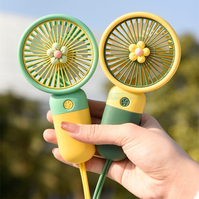 Mini USB Fan Portable Fan and USB Charging Small Hand Fan Cute Handheld Cooling Rechargeable Long Battery Pocket Phone_img_2