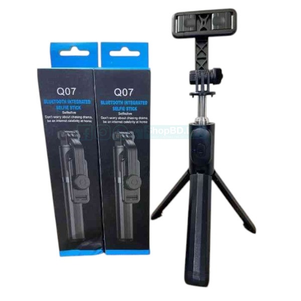 Q07 Bluetooth Selfie Stick Tripod with LED Light & Remote – 3-in-1 Selfie Stick Stand | Price in BD_img_2