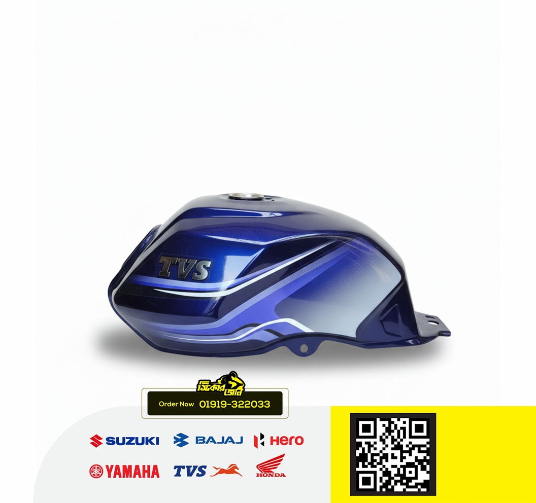 Fuel Tank for Tvs Metro Plus NM White Purple P2_img_0