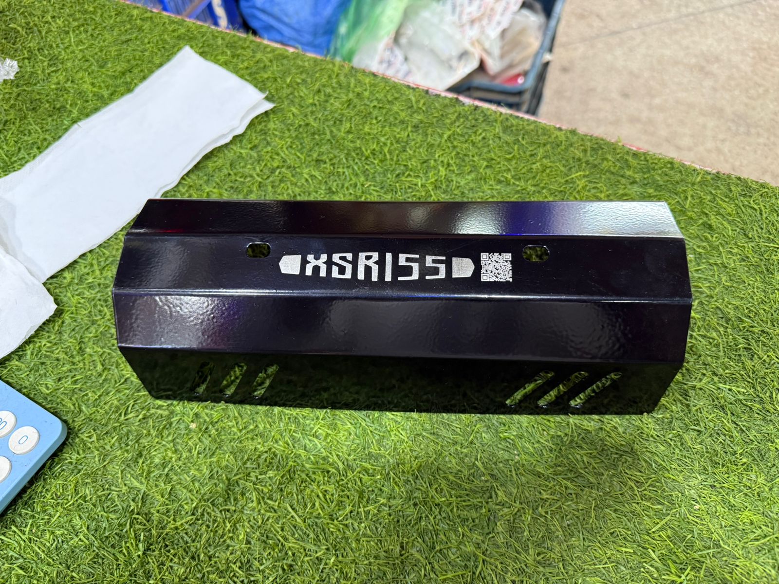 Premium Black Silencer Cover For Yamaha XSR 155_img_1