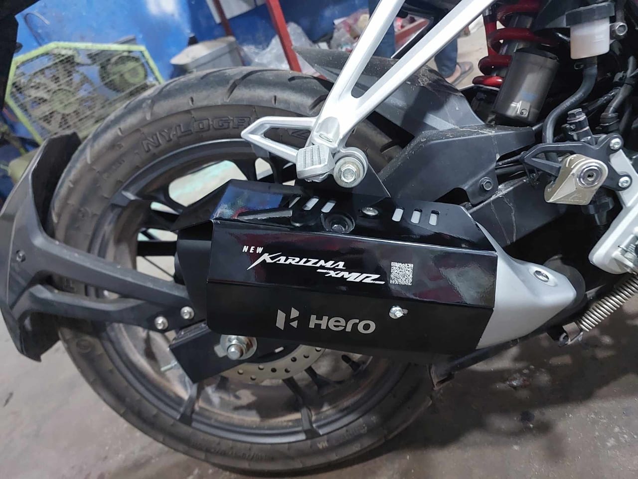 Premium Black Silencer Gourde For Karizma XMR 210_img_2