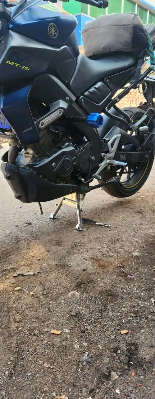 Premium SS Double Stand For Yamaha MT-15_img_1