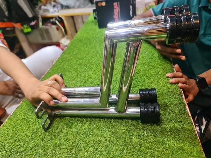 Premium Full SS Nagin Bumper For All Model Bike_img_1