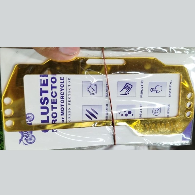 Premium Golden Meter Protector For Fzs V4 & R15 v3 & MT-15_img_0