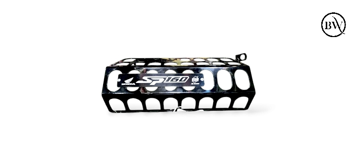 Premium Heavy Black Silencer Gourde For Honda Sp-160_img_0