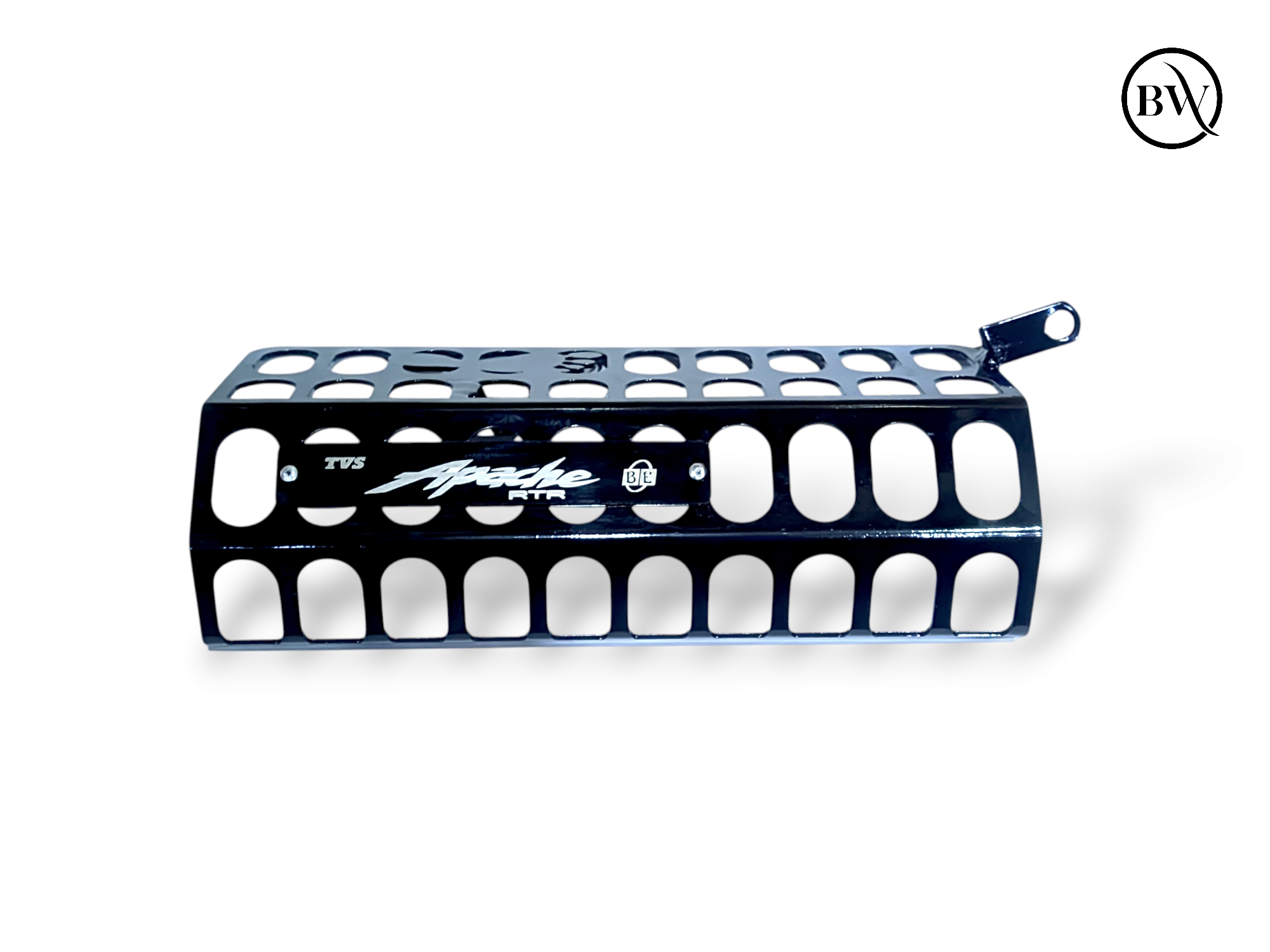 Premium Heavy Black Silencer Gourde For Apache RTR 2V_img_0