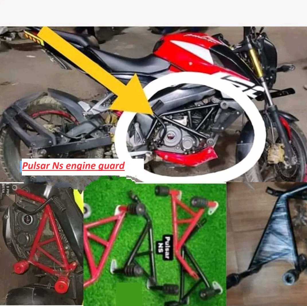 Premium Heavy Engin Gourde Bumper For Pulser NS 160 & 125_img_0