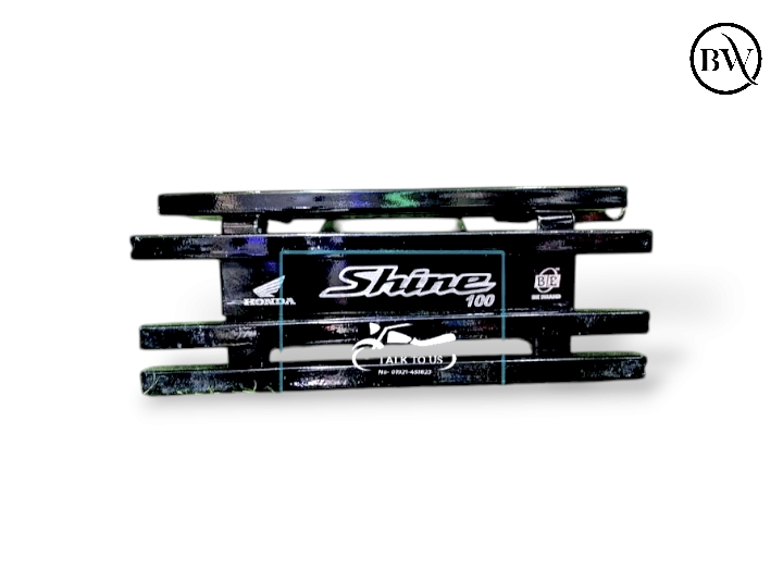 Premium Black Silencer Gourde For Honda Shine 100_img_0