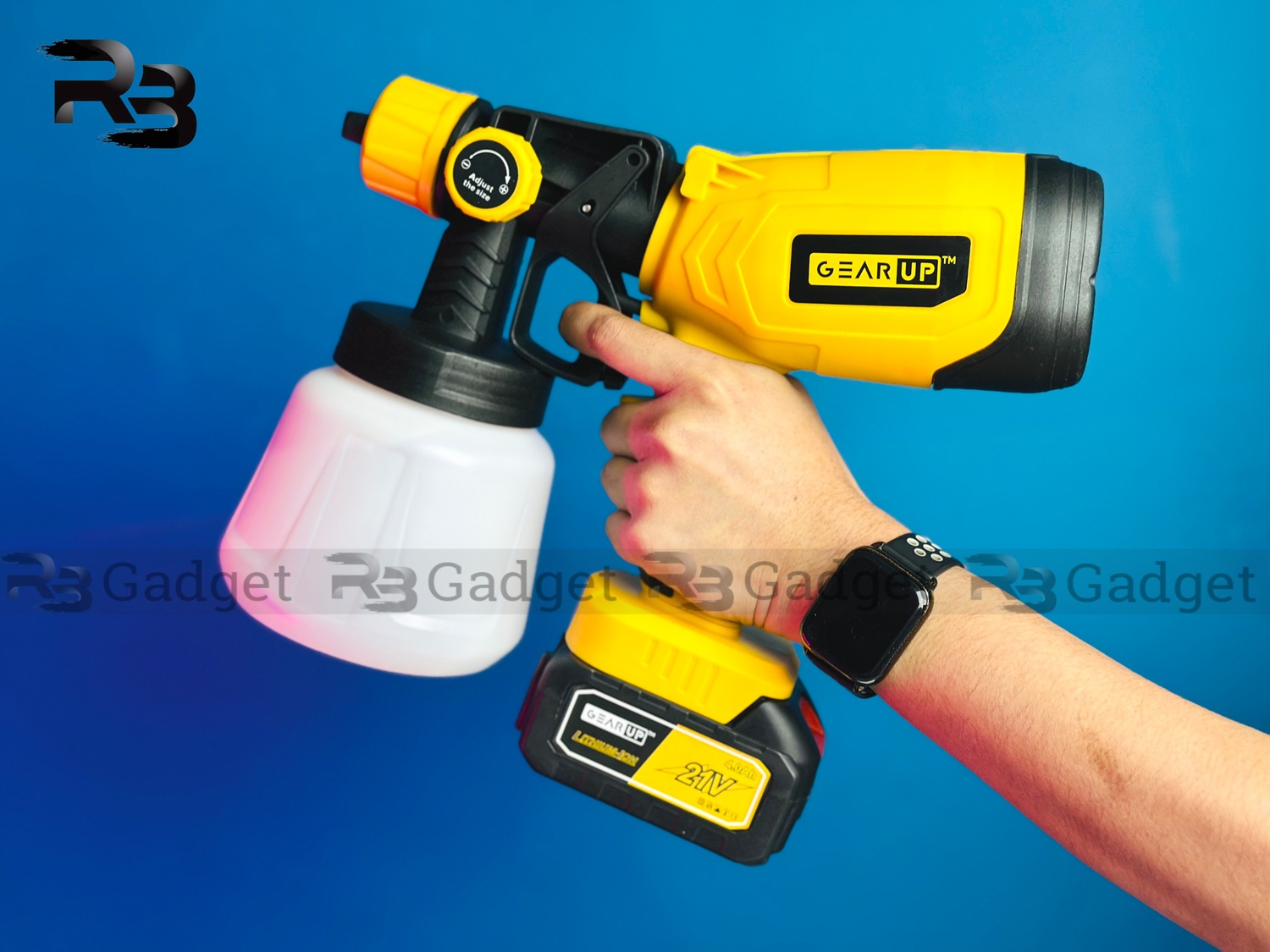 GearUP Rechargeable Cordless Paint Spray Machine_img_4