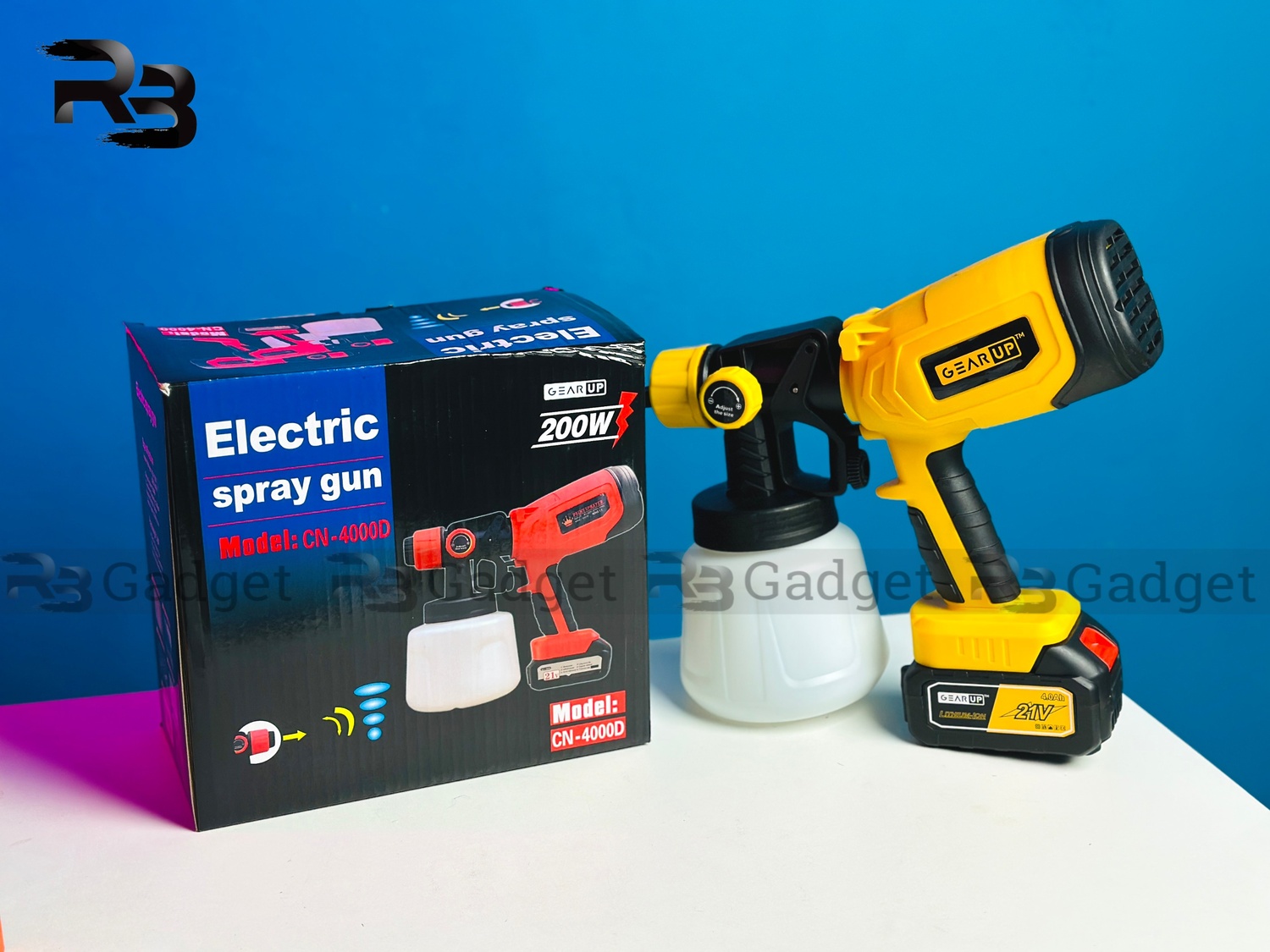 GearUP Rechargeable Cordless Paint Spray Machine_img_3
