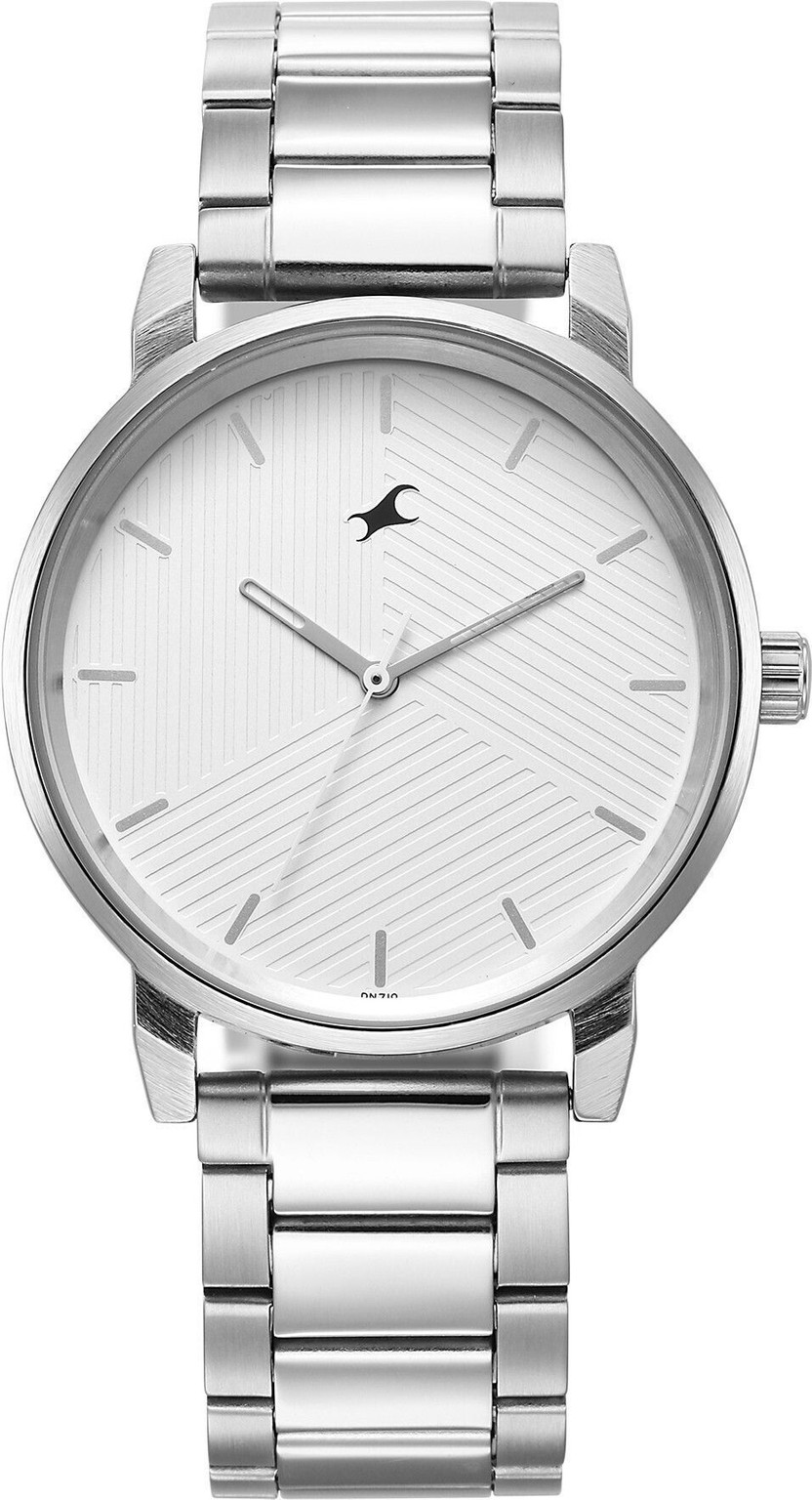 Fastrack Stunners White Dial Silver Metal Strap Analog Watch - For Men_img_6