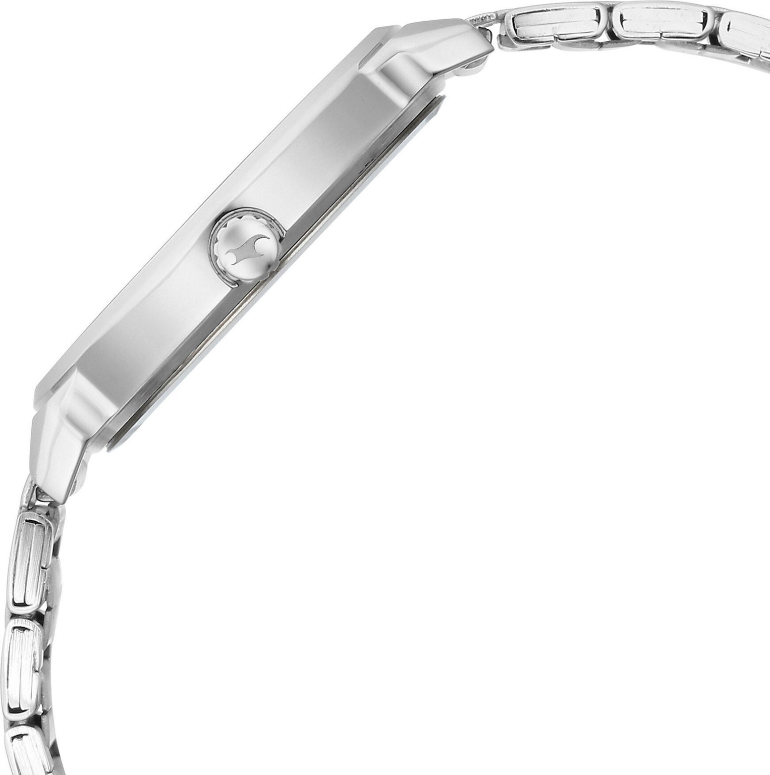 Fastrack Stunners White Dial Silver Metal Strap Analog Watch - For Men_img_1