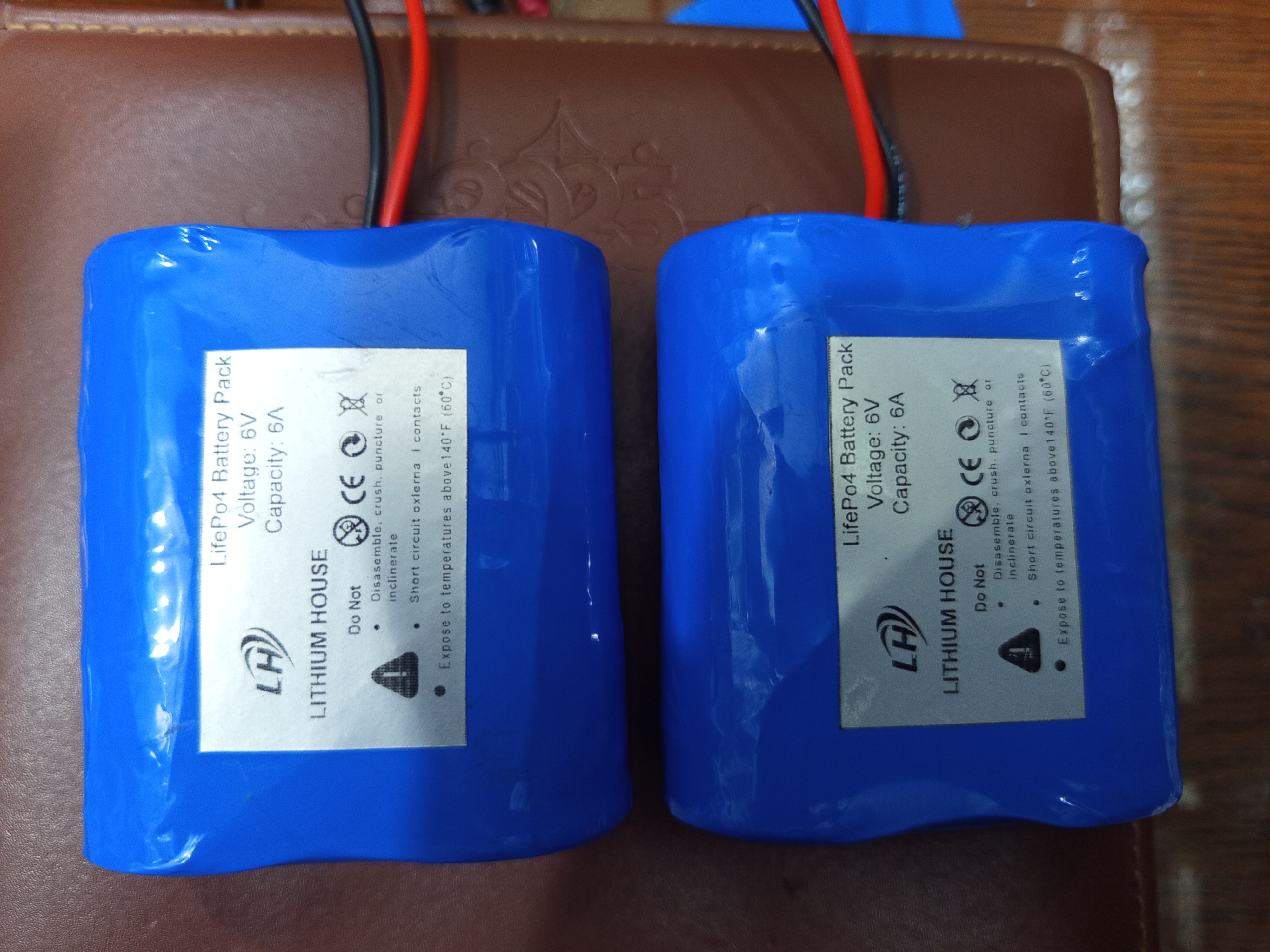 6 volt 6ah /6000mah lithium phosphate battery pack use for charger fan._img_1