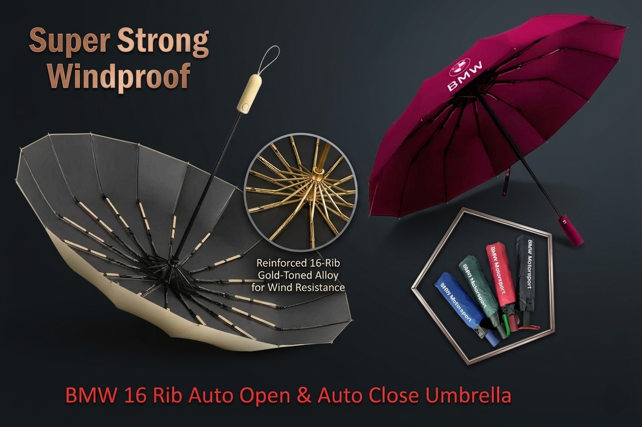 BMW ১২ সিক প্রিমিয়াম অটো ওপেন-ক্লোজ ছাতা_img_2