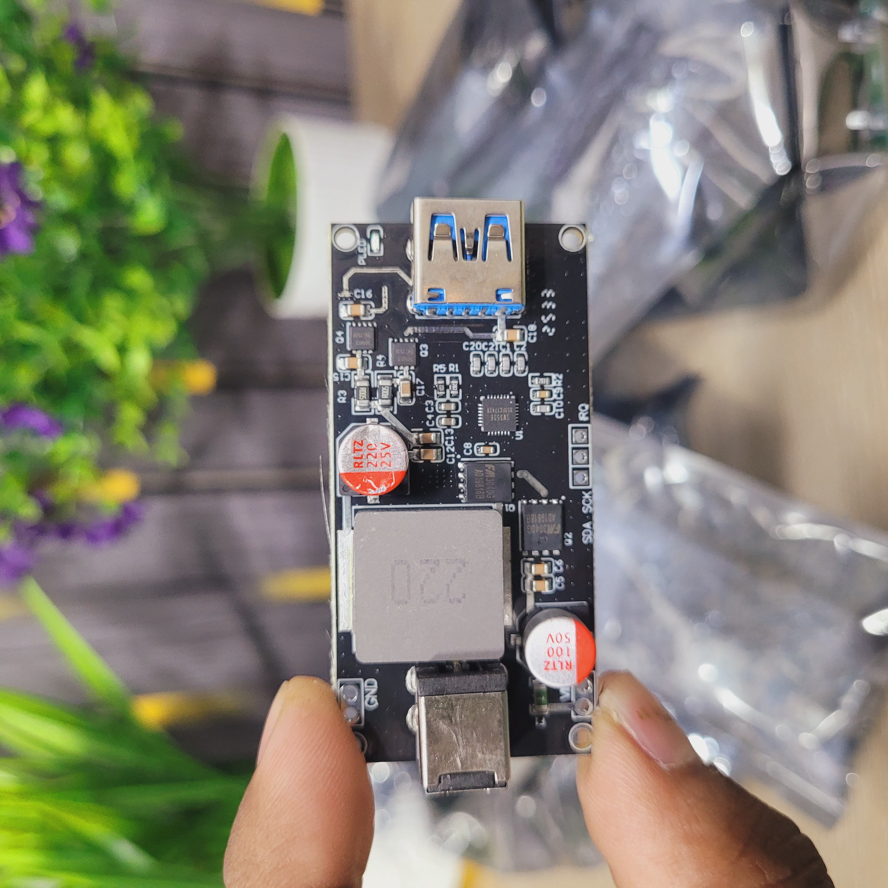 140W Multi Protocol Fast Charging Module DC 6-30V QC5.0 PD PPS Smart Desktop Charging Board