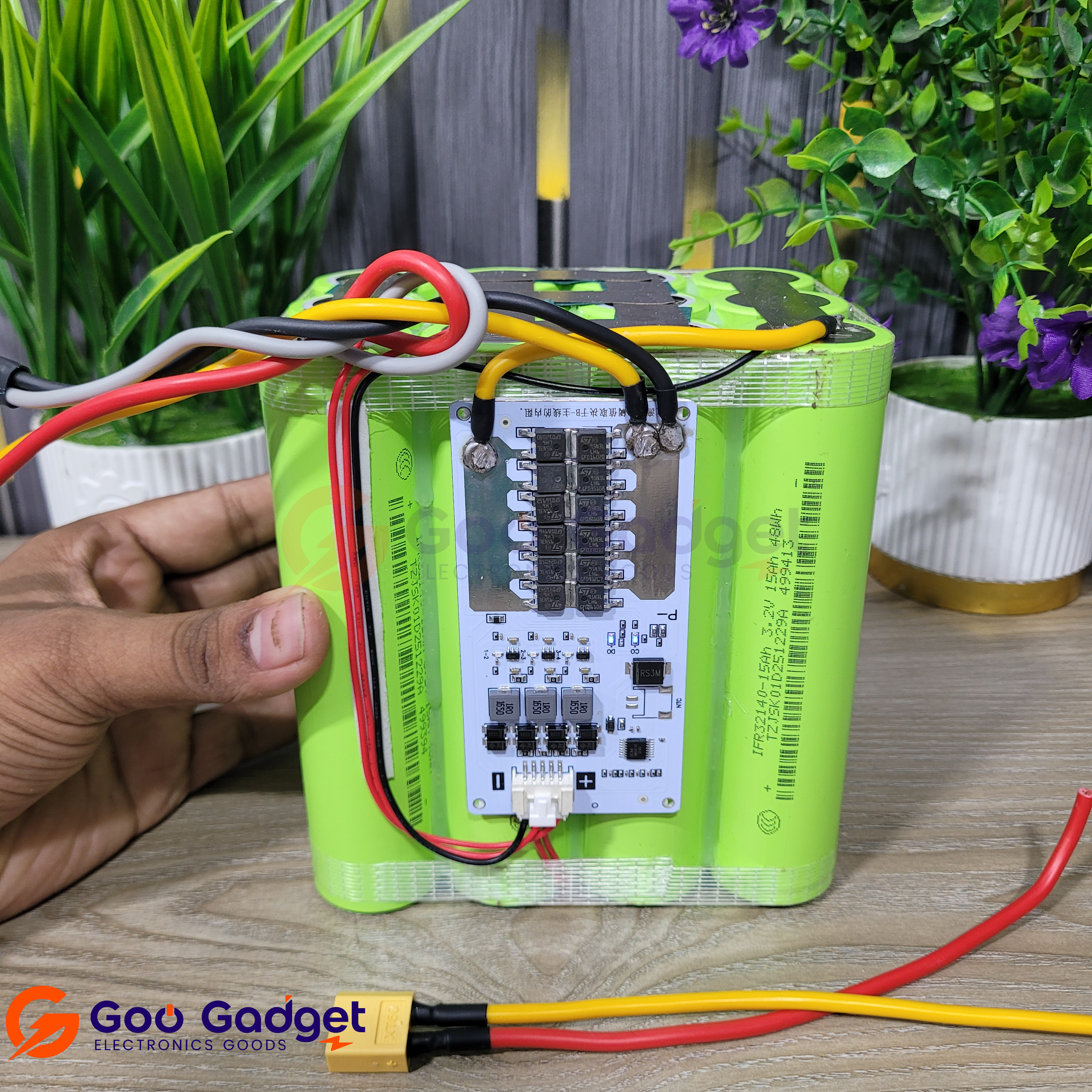 12V 45Ah LiFePO4 Battery Pack with 4S 50A 1.2A Active Balancer BMS_img_2