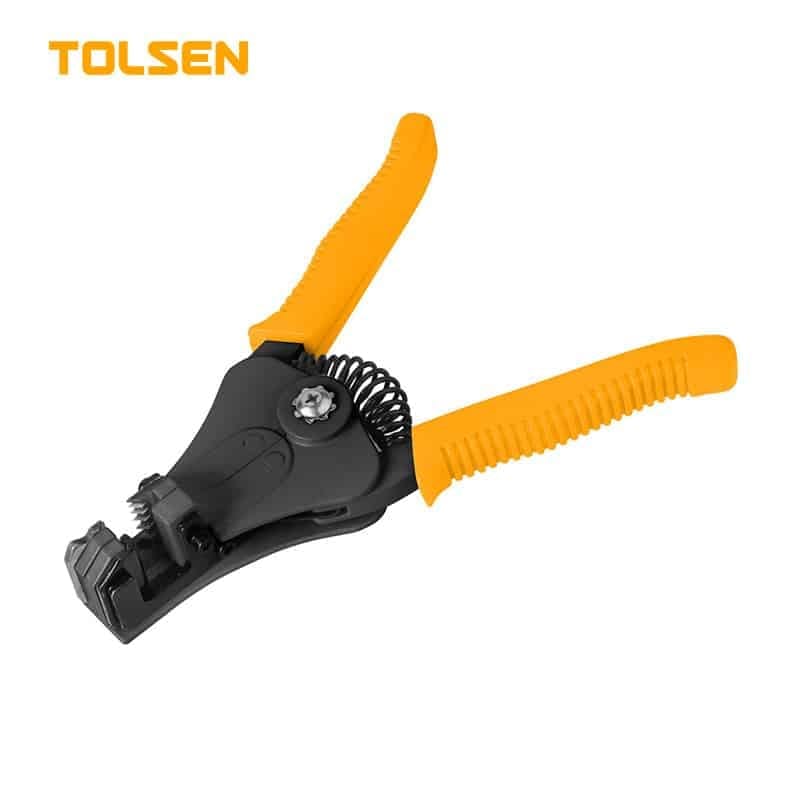 TOLSEN 38049 Automatic Wire Stripper | 18-8 AWG (1.0-3.2mm) | Self-Adjusting Mechanism | Model: 38049_img_0